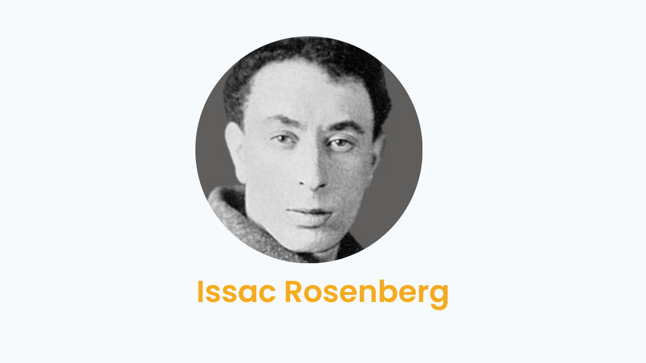 Isaac Rosenberg – Biography and Works