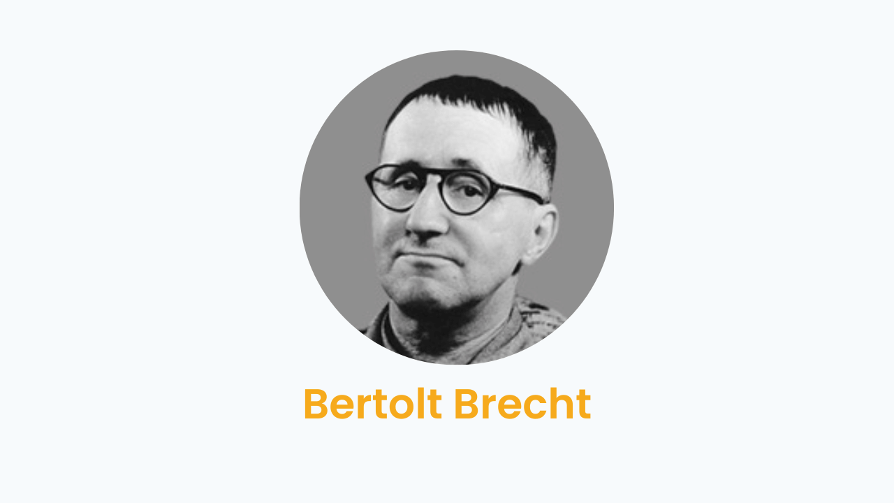 Bertolt Brecht – Biography and Works