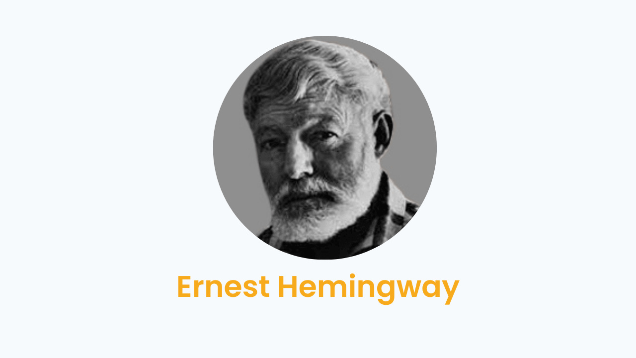 Ernest Hemingway – Biography and Works
