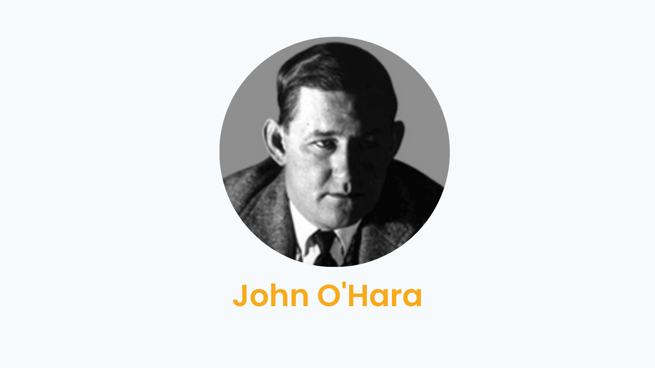 John O’Hara – Biography and Works