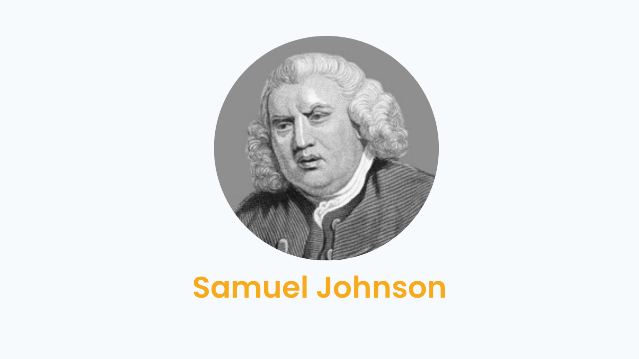Samuel Johnson – Biography and Works