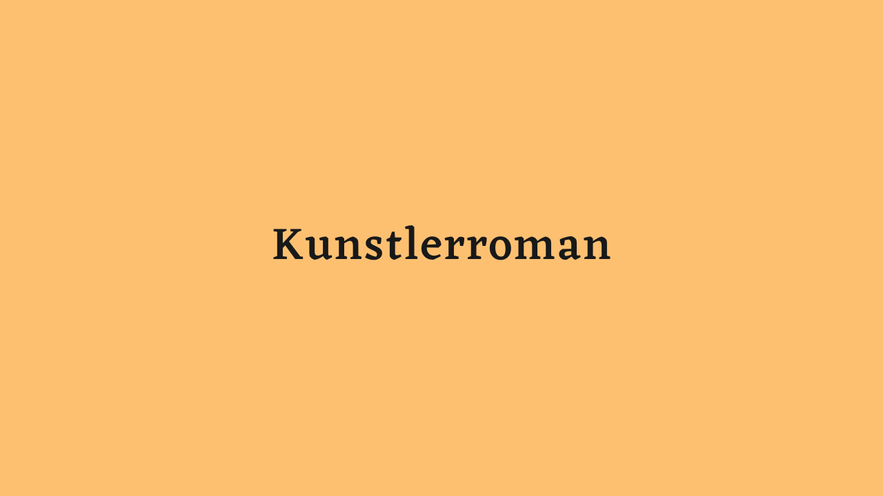 Kunstlerroman