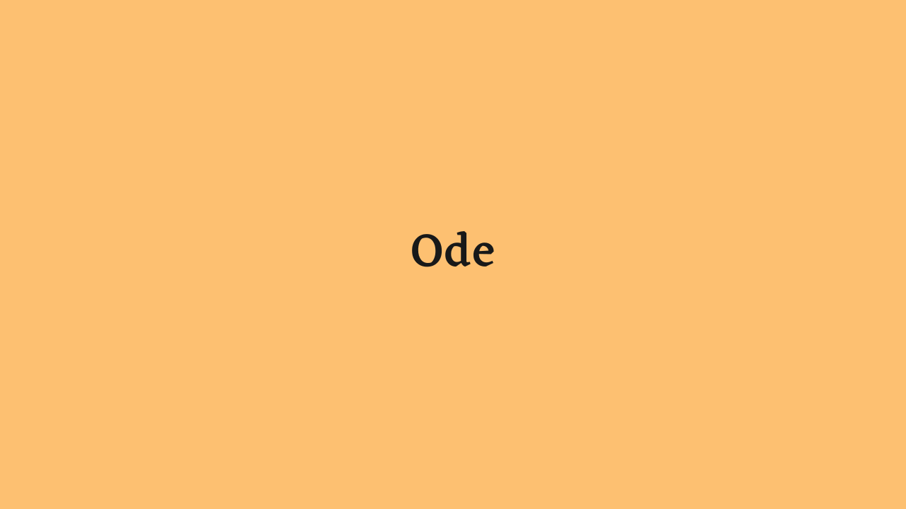 Ode