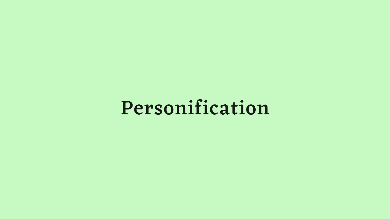 Personification