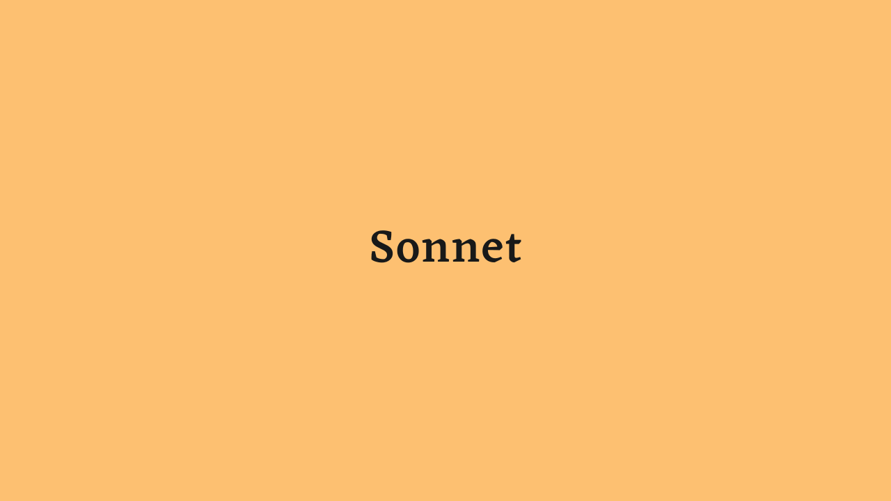 Sonnet